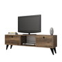 Hanah Home Serenat 1210 Soporte para TV Nogal y Negro